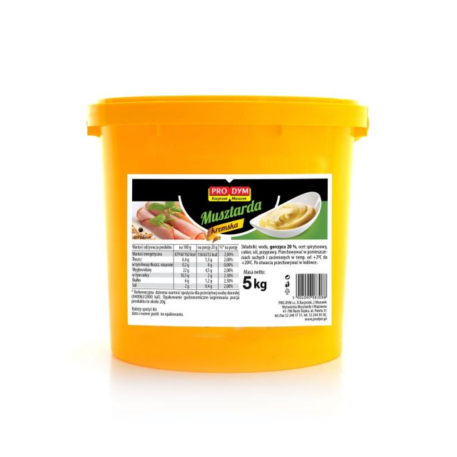 Musztarda kremska 5kg